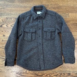 Flint and Tinder wool blend overshirt